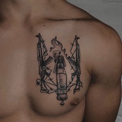 Патриотические татуировки для мужчин