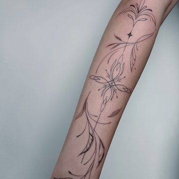 тату на руке