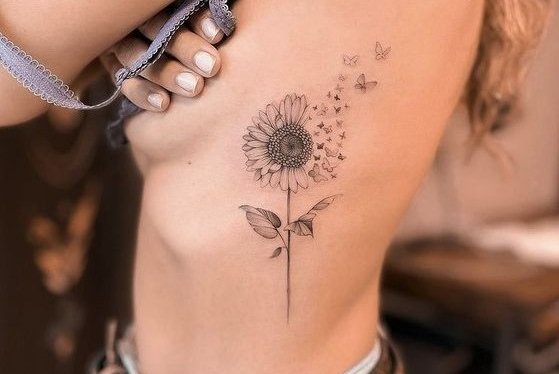 ТАТУ НА РЕБРАХ (28)