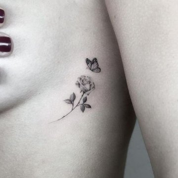 ТАТУ НА РЕБРАХ (56)