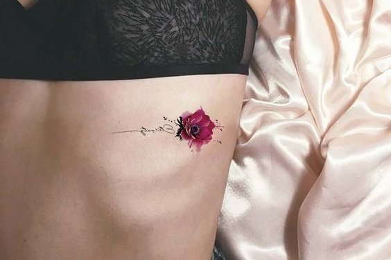 ТАТУ НА РЕБРАХ (53)