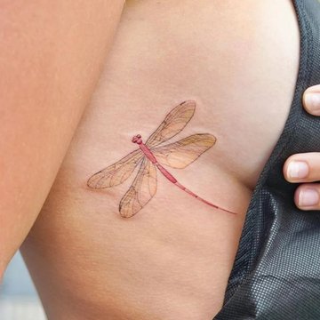 ТАТУ НА РЕБРАХ (9)