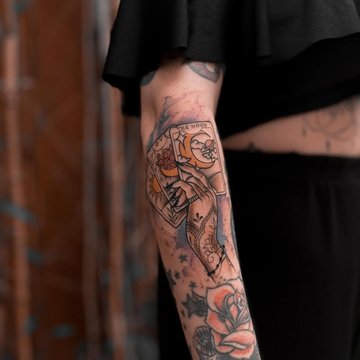 тату на руке