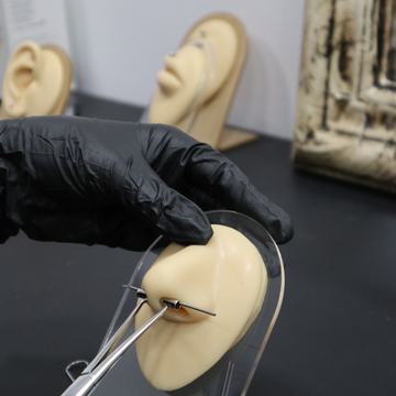 Відпрацювання пірсингу на макеті